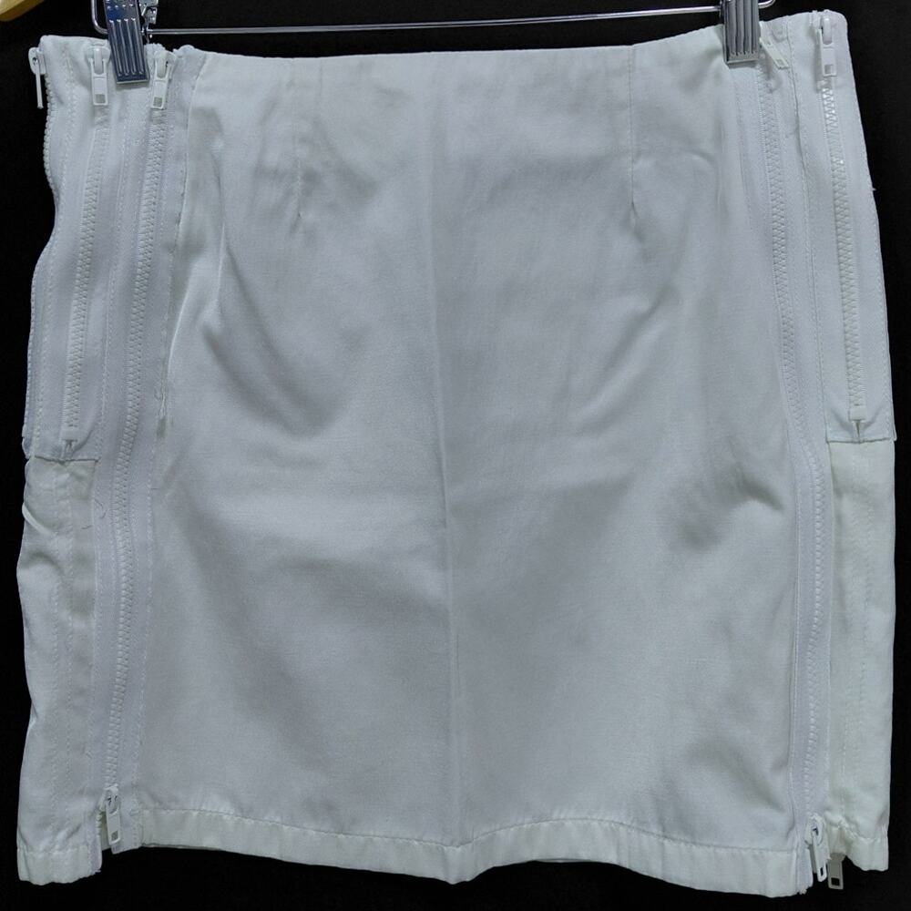 GAZEBO White Skirt Solid Women Size t2